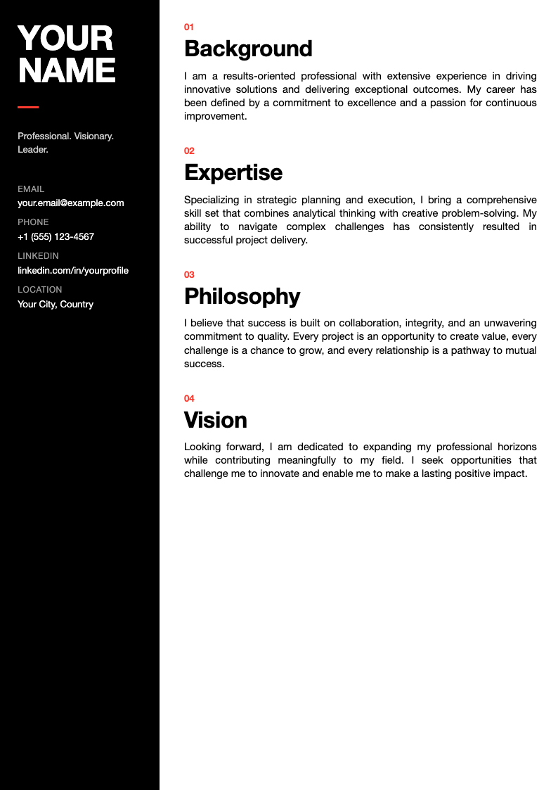 Swiss international self introduction